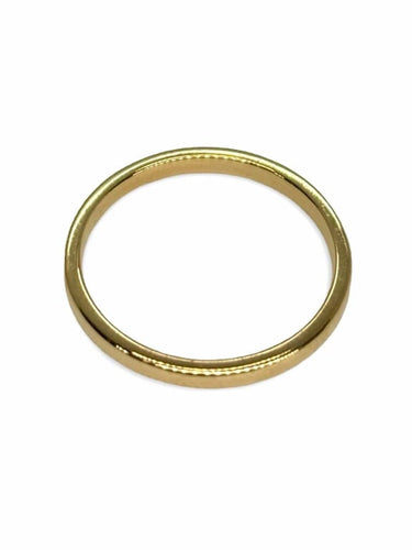Bague 48 FRED - Demi-alliance en or jaune et diamants 0,21 ct 58 Facettes 1110
