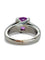 Bague 51 Bague en or blanc 18K sertie d’un saphir rose 3 ct 58 Facettes 416
