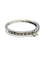 Bague 51.5 Solitaire - Bague en or blanc 18K et diamants 0,24 ct 58 Facettes 1139