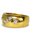 Bague 54.5 Bague en or jaune 18K sertie de diamants 0,75 ct 58 Facettes 1152