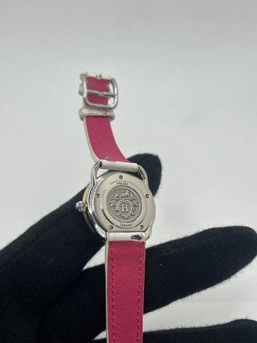 Montre Hermès Arceau - Montre quartz 28 mm or/acier 58 Facettes