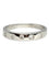 Bague 54 Alliance en or blanc 18K sertie de diamants 0,15 ct 58 Facettes 1178