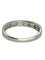 Bague 54 Alliance en or blanc 18K sertie de diamants 0,15 ct 58 Facettes 1178
