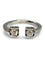Bague 53 Dinh Van - Bague 2 cubes XL en or blanc et diamants 0,43 ct 58 Facettes 1183