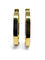 Boucles d'oreilles Créoles en or jaune 18K serties de diamants 0,50 ct 58 Facettes 1153