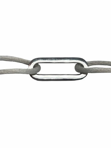 Bracelet Dinh Van Maillon L - Bracelet cordon en or blanc et diamants 58 Facettes