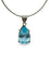 Collier Collier en platine 950 avec topaze naturelle 5 ct 58 Facettes 1221