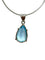 Collier Collier en platine 950 avec topaze naturelle 5 ct 58 Facettes 1221