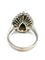 Bague 53.5 Bague en or blanc 18K avec émeraude 1,2 ct et diamants 1 ct 58 Facettes 1240