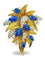 Broche Missiaglia - Broche en or jaune 18K saphirs et diamants 58 Facettes 1254