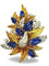 Broche Missiaglia - Broche en or jaune 18K saphirs et diamants 58 Facettes 1254