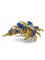 Broche Missiaglia - Broche en or jaune 18K saphirs et diamants 58 Facettes 1254