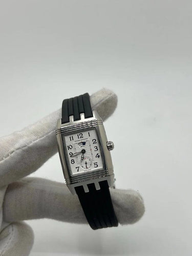 Montre Jaeger-LeCoultre Reverso Duetto - Montre 296.8.74 en acier 58 Facettes