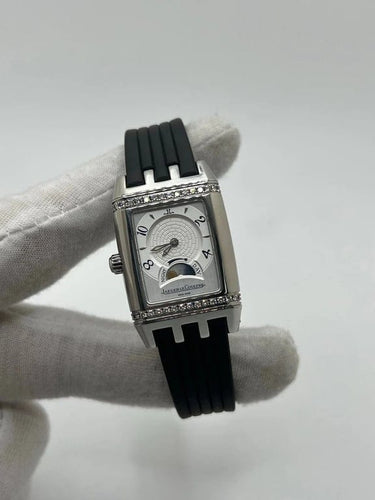 Montre Jaeger-LeCoultre Reverso Duetto - Montre 296.8.74 en acier 58 Facettes