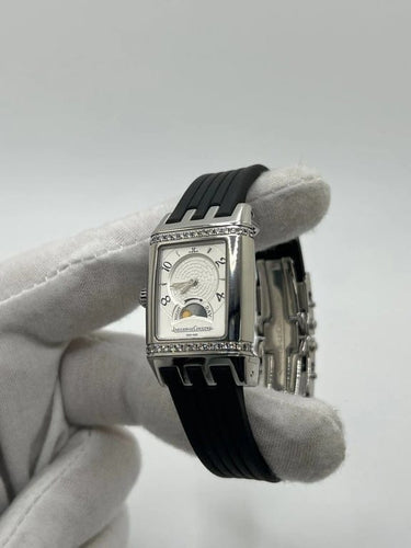 Montre Jaeger-LeCoultre Reverso Duetto - Montre 296.8.74 en acier 58 Facettes