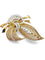 Broche Broche en or jaune 18K et diamants env. 2 ct 58 Facettes 1231