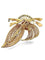 Broche Broche en or jaune 18K et diamants env. 2 ct 58 Facettes 1231