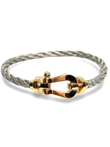 Bracelet Fred Force 10 - Bracelet grand modèle en or rose 18K 58 Facettes 1239