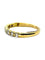 Bague 52.5 Demi-alliance - Bague en or jaune 18K et diamants 0,65 ct 58 Facettes 1294
