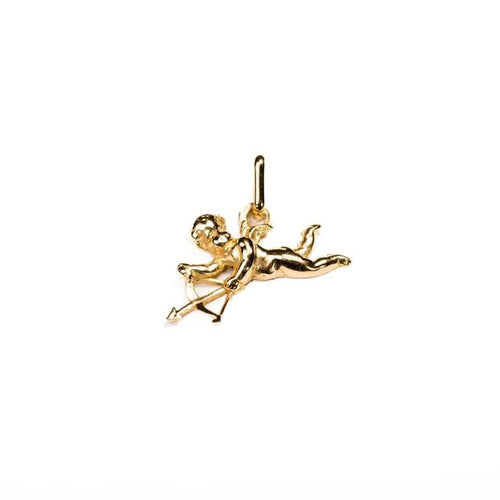 Pendentif Pendentif ange Cupidon et flèche d’amour en or jaune 18K 58 Facettes LMB-310