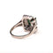 Bague 53 Bague style Art déco en or blanc et platine, émeraude colombienne et diamants 58 Facettes LMB-325