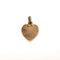 Pendentif Augis - Médaille d’amour cœur en or jaune 18K et rubis synthétiques 58 Facettes LMB-319