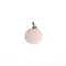 Pendentif Médaille ronde Saint Christophe en or blanc 18K 58 Facettes LMB-305