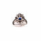 Bague 50 Bague marguerite en or blanc et platine, saphir non chauffé et diamants 58 Facettes LMB-315