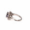 Bague 50 Bague marguerite en or blanc et platine, saphir non chauffé et diamants 58 Facettes LMB-315