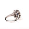 Bague 50 Bague marguerite en or blanc et platine, saphir non chauffé et diamants 58 Facettes LMB-315