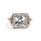 Bague 50 Bague style Art déco en or blanc avec aigue-marine et diamants 58 Facettes LMB-332