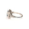 Bague 50 Bague style Art déco en or blanc avec aigue-marine et diamants 58 Facettes LMB-332
