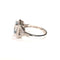 Bague 50 Bague style Art déco en or blanc avec aigue-marine et diamants 58 Facettes LMB-332