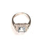 Bague 50 Bague style Art déco en or blanc avec aigue-marine et diamants 58 Facettes LMB-332