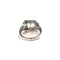 Bague 50 Bague style Art déco en or blanc avec aigue-marine et diamants 58 Facettes LMB-332