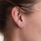 Boucles d'oreilles Clous d'oreilles - Puces en or blanc 18K et diamants 58 Facettes