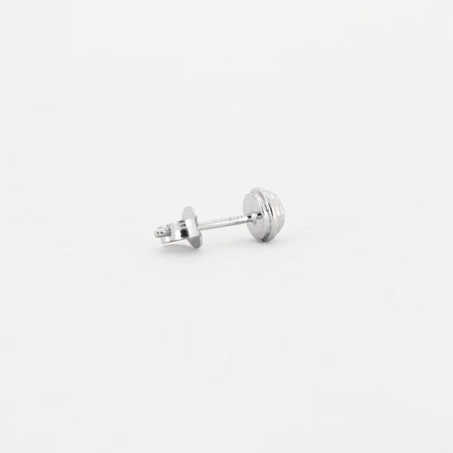 Boucles d'oreilles Clous d'oreilles - Puces en or blanc 18K et diamants 58 Facettes