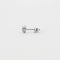 Boucles d'oreilles Clous d'oreilles - Puces en or blanc 18K et diamants 58 Facettes