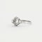 Bague 55 Bague solitaire diamant 0,10 ct en or blanc 750 58 Facettes