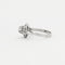 Bague 55 Bague solitaire diamant 0,10 ct en or blanc 750 58 Facettes
