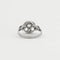 Bague 55 Bague solitaire diamant 0,10 ct en or blanc 750 58 Facettes