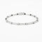 Bracelet Bracelet maillons rectangulaires en or blanc 18K et diamants 58 Facettes LMB-65