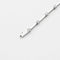 Bracelet Bracelet maillons rectangulaires en or blanc 18K et diamants 58 Facettes LMB-65