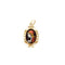 Pendentif Pendentif ancien en or jaune 750 et émaux de Limoges 58 Facettes