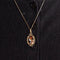 Pendentif Pendentif ancien en or jaune 750 et émaux de Limoges 58 Facettes