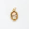 Pendentif Pendentif ancien en or jaune 750 et émaux de Limoges 58 Facettes