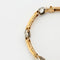 Bracelet Bracelet à maillons en or jaune et blanc 18K et diamants 58 Facettes