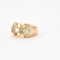 Bague 51 Bague nœud en or jaune 18K et diamants 58 Facettes