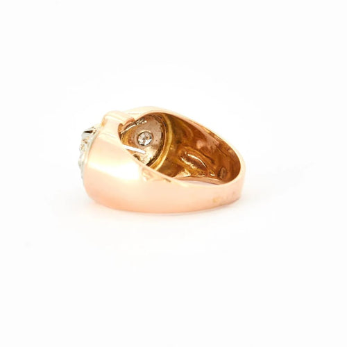 Bague 51 Bague nœud en or jaune 18K et diamants 58 Facettes