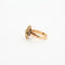 Bague 52 Bague fleur vintage en or jaune et blanc 18K et diamants 58 Facettes